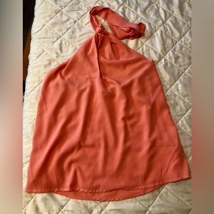 Coral halter top.
